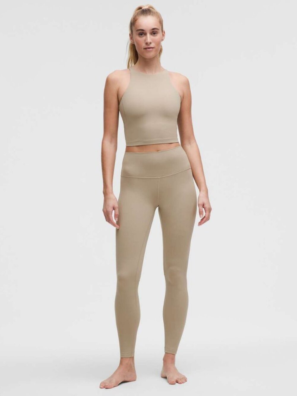 Lululemon Align High-Rise Pant 28" Sheer Oak Tan NWT
